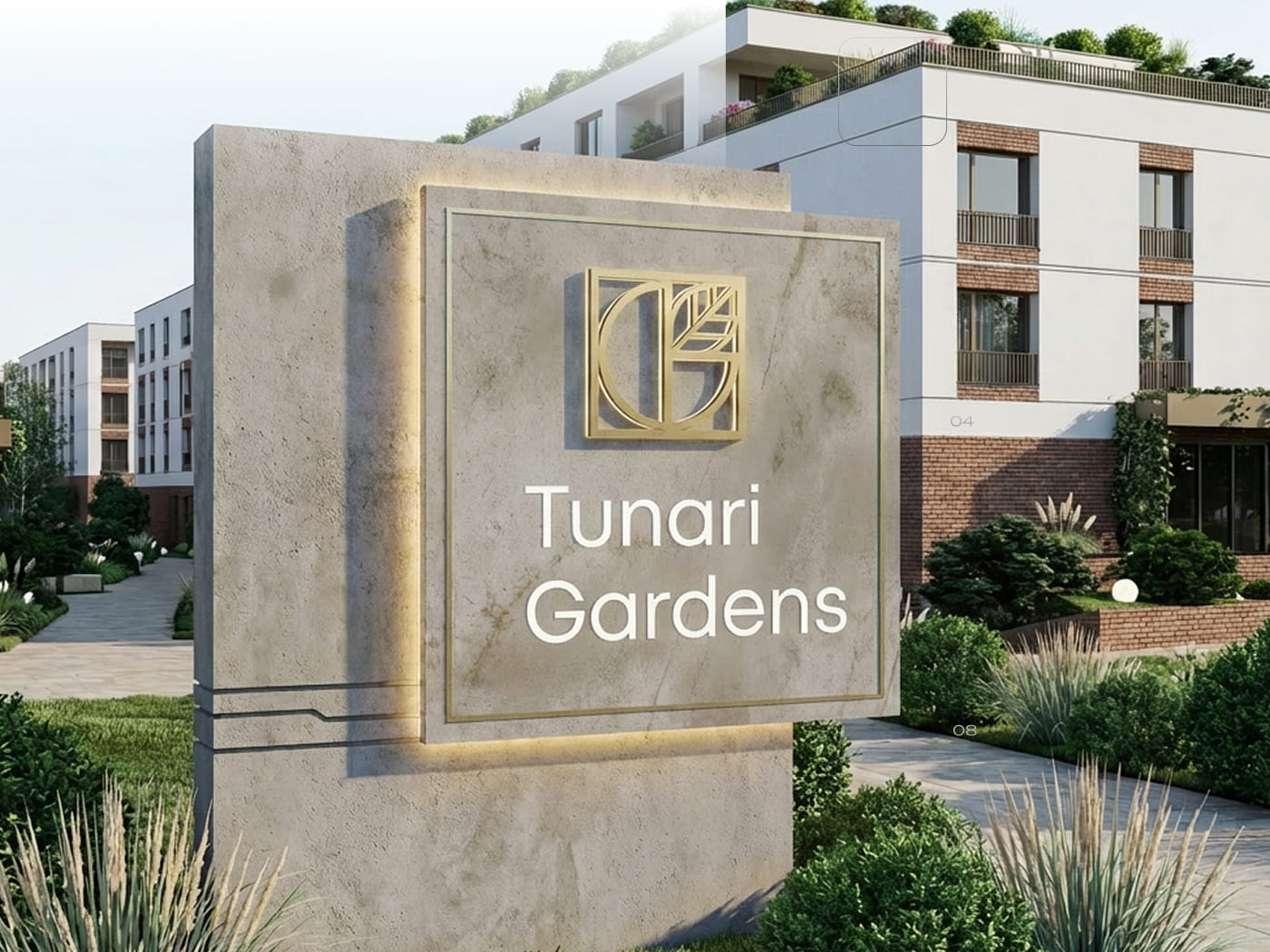 Core Concepts Tunari Gardens branding
